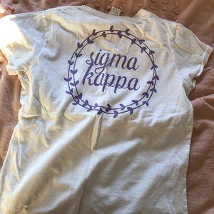 White Sigma Kappa Shirt